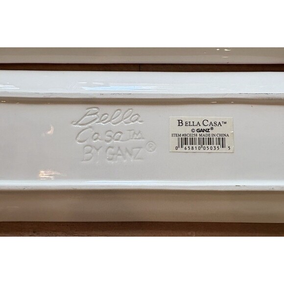 Bella Casa by Ganz Set of 2 Pickles Plates Used - Picture 9 of 12